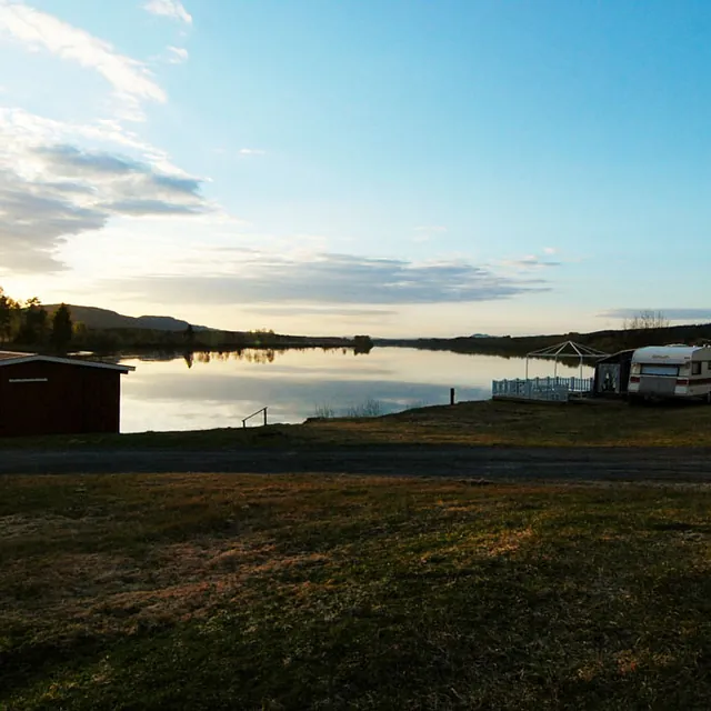 camping med badeplass